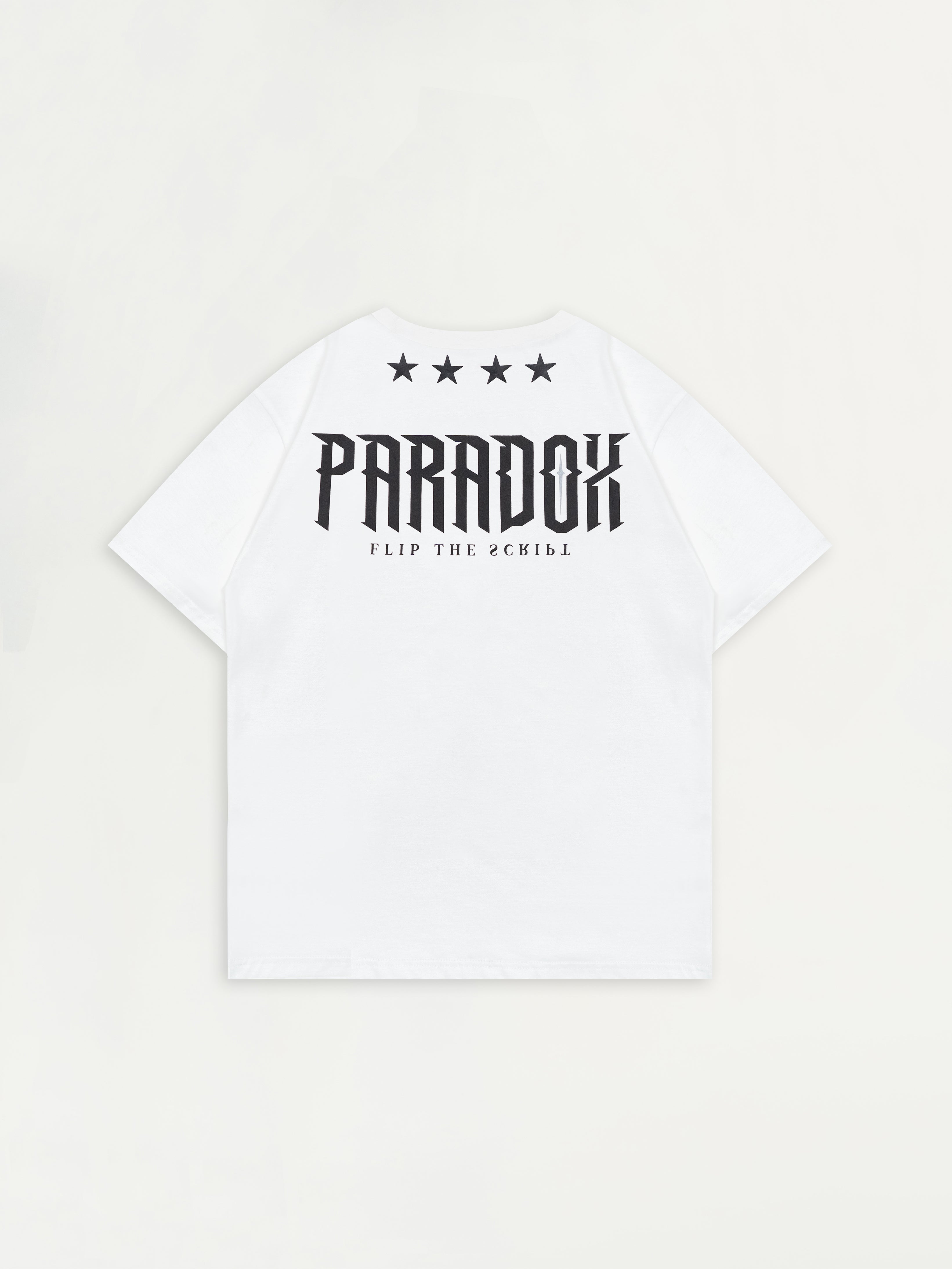 Flip the Script White Oversized