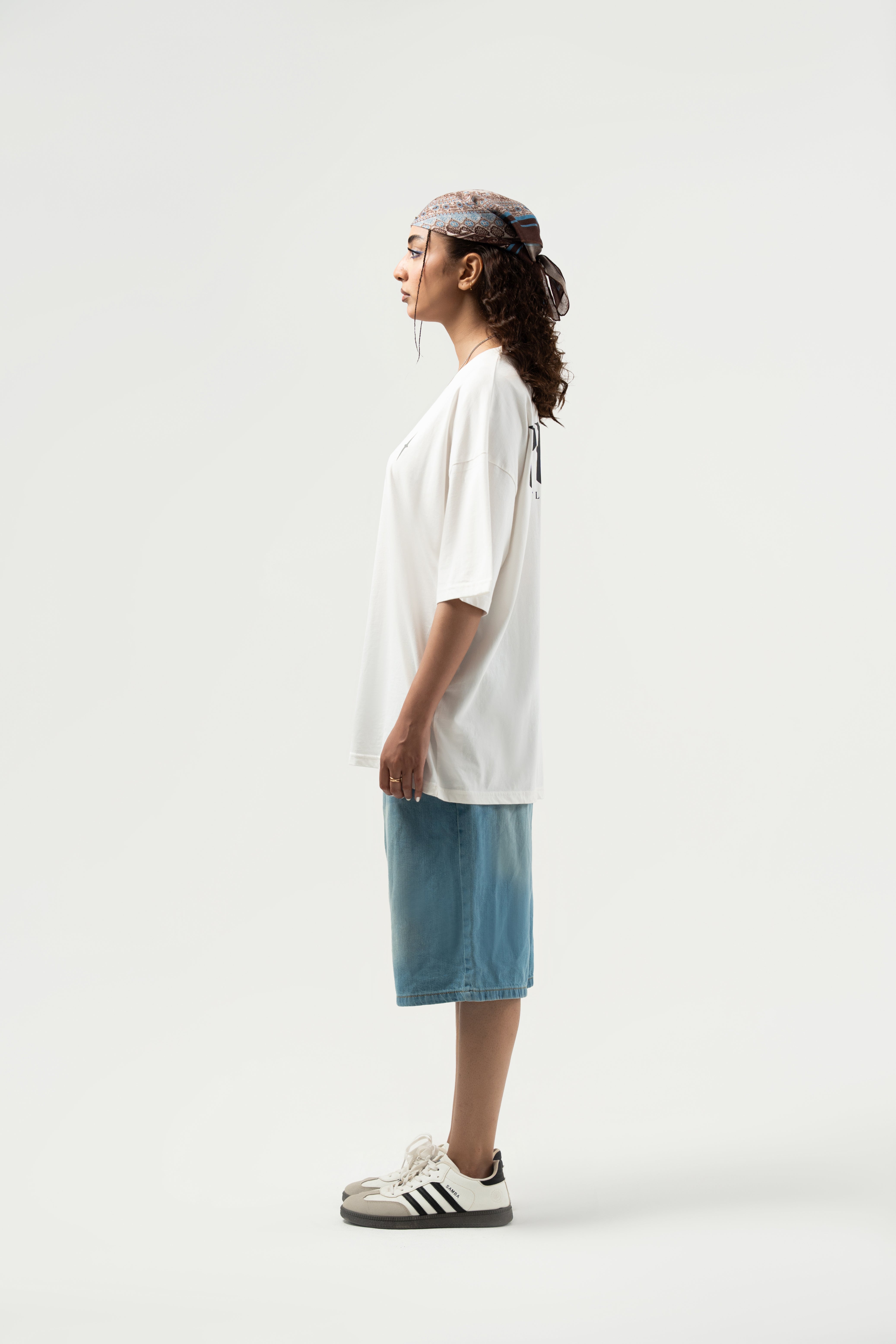 Flip the Script White Oversized