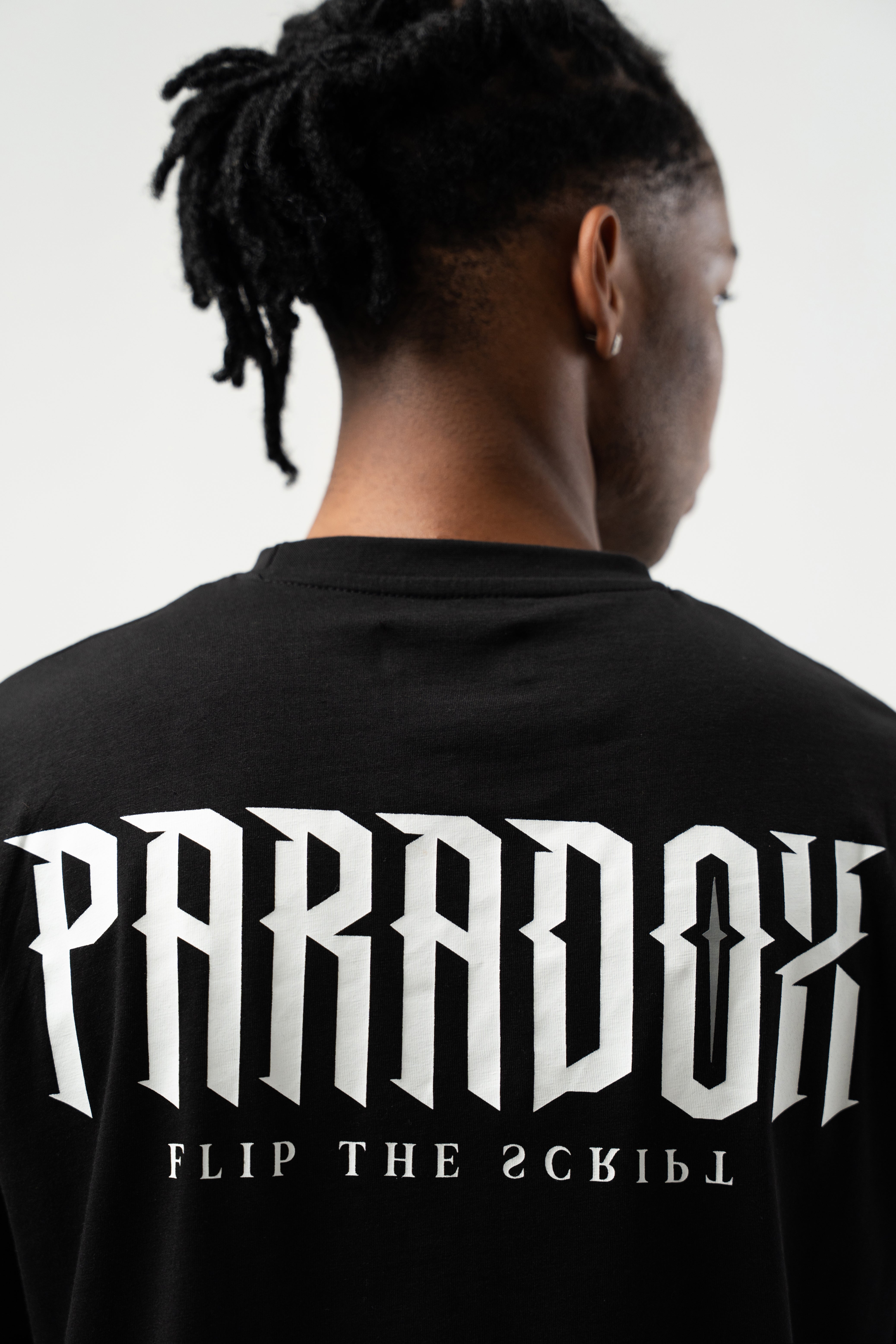 Flip the Script Black Oversized
