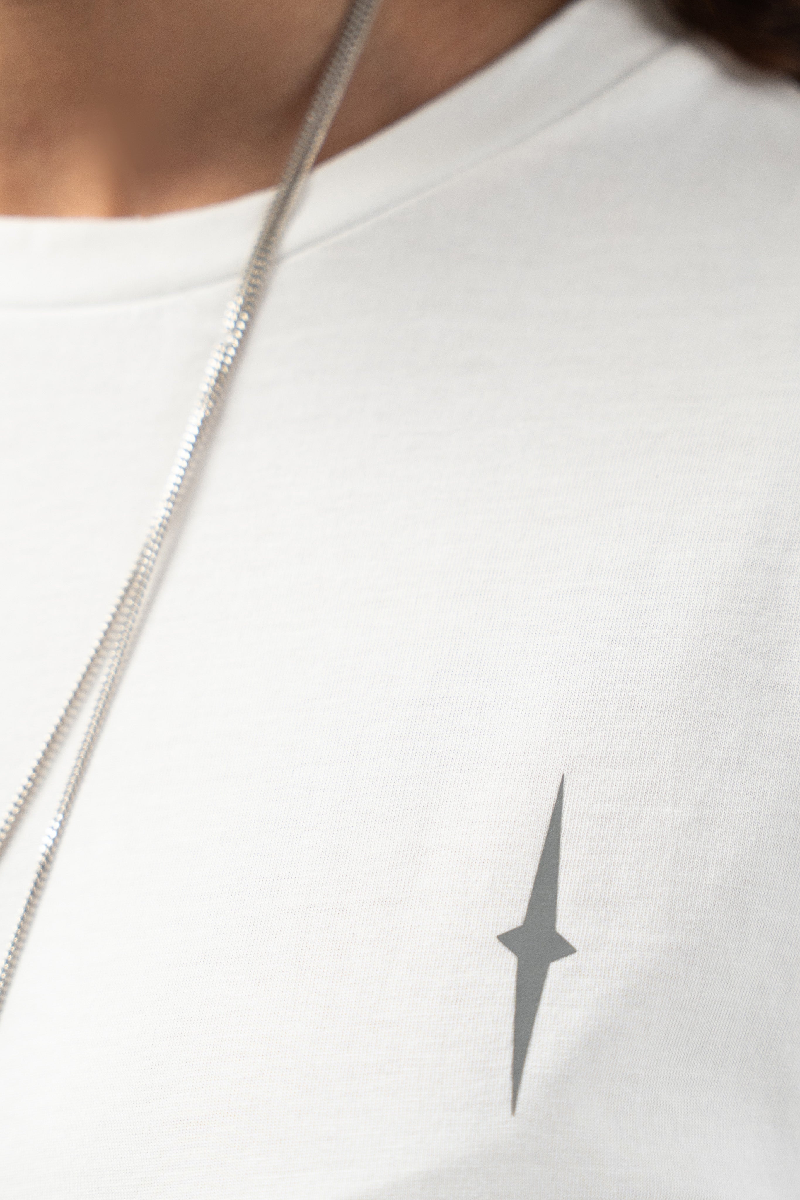 Flip the Script White Oversized